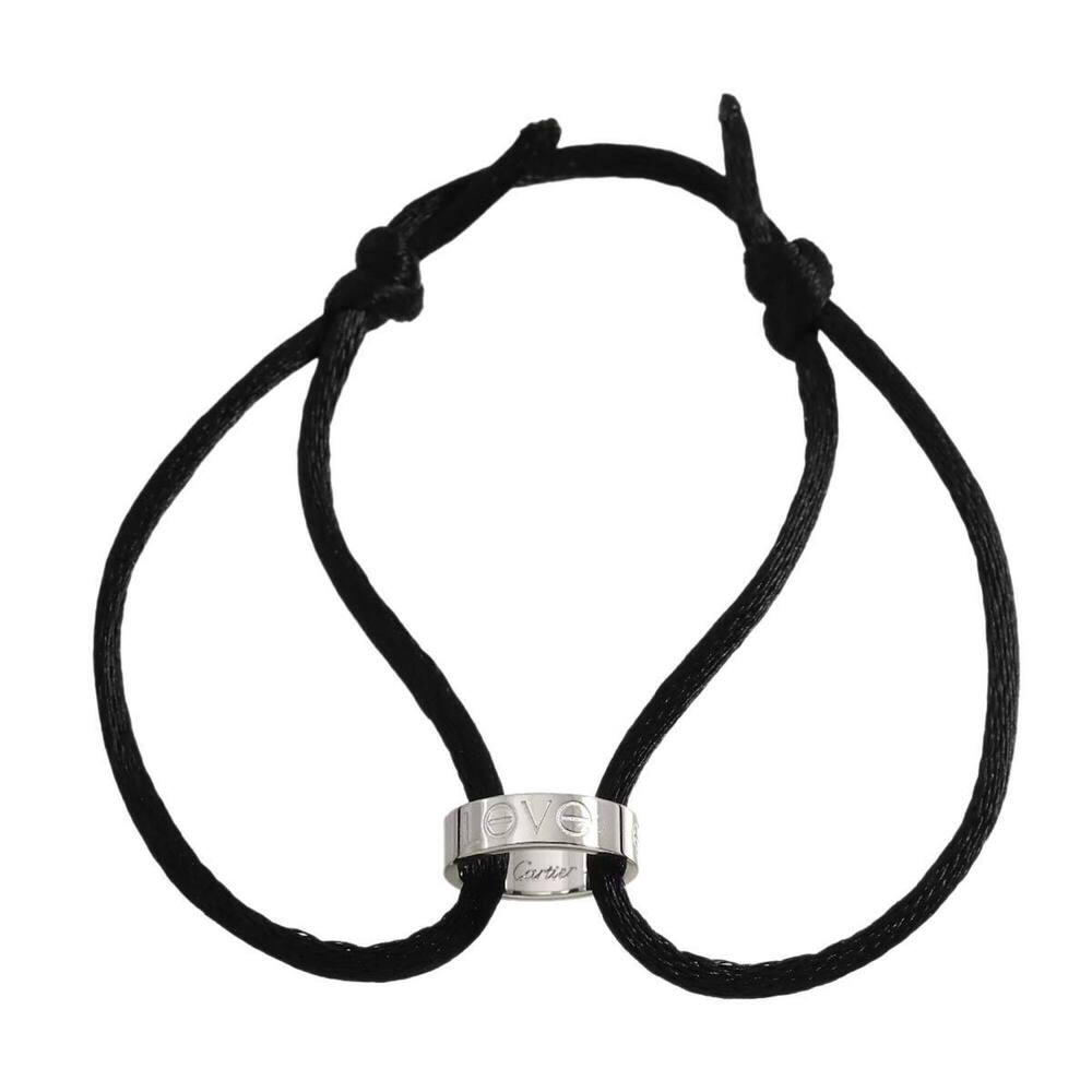 Cartier Love Charity Bracelet 18K WG White Gold 750